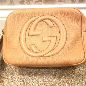 Soho small leather disco bag